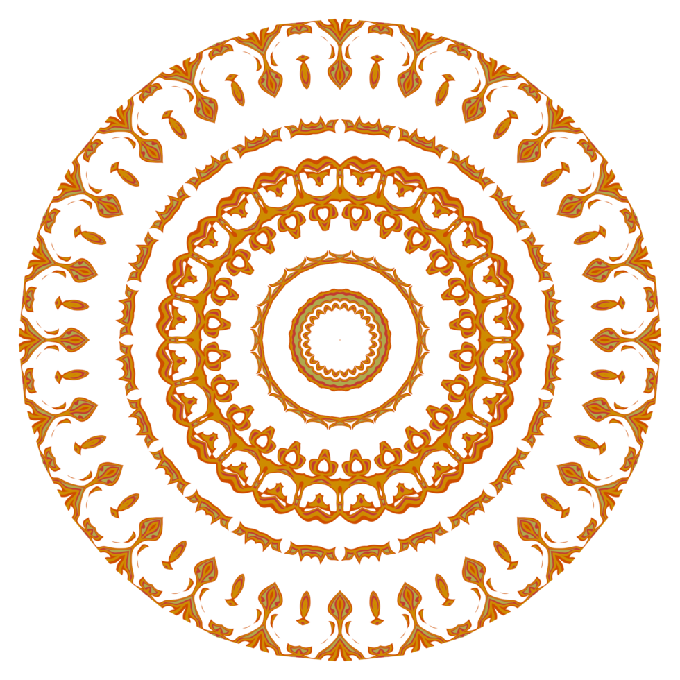 abstraktes Mandala-Muster, gut für Ornamente, Blumenschmuck oder Tapetenhintergrund png