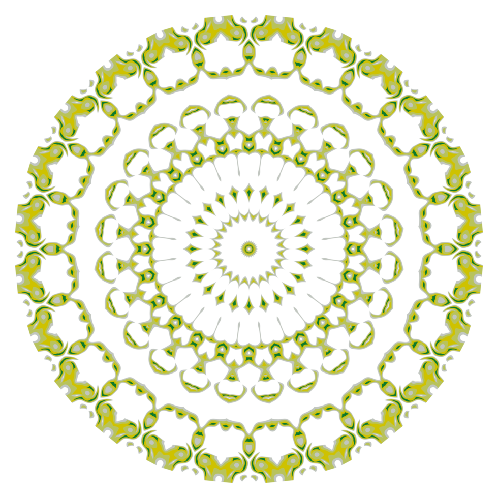 Mandala pattern ornament png