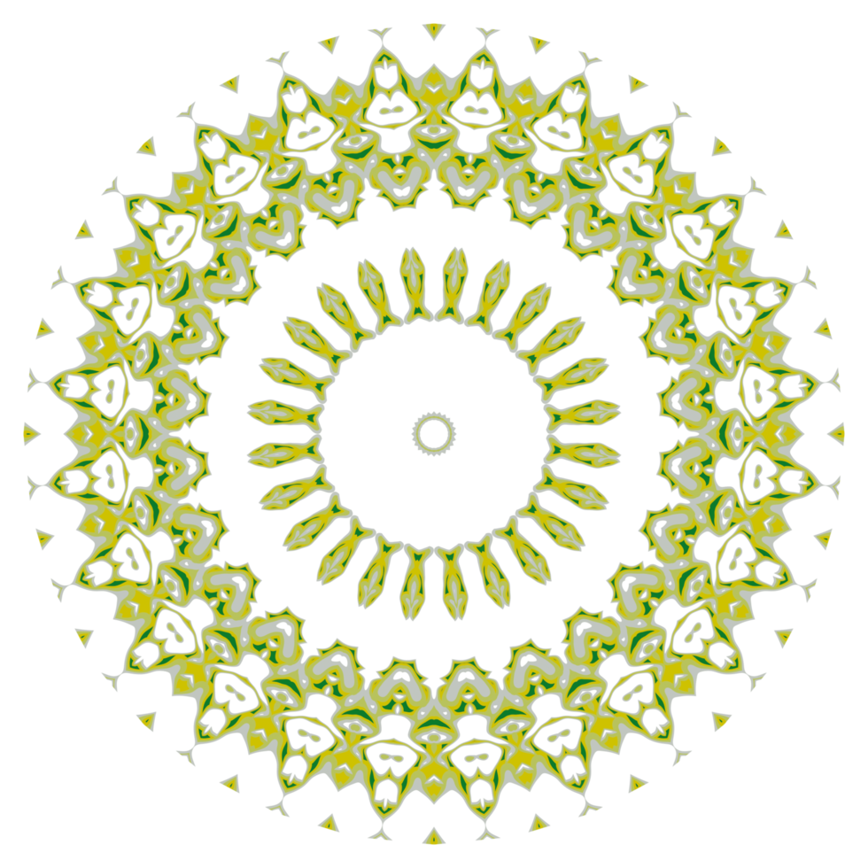 Mandala pattern ornament png