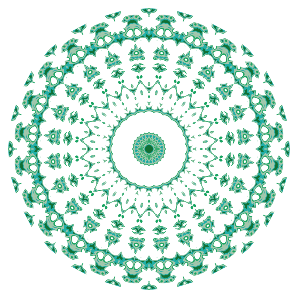 Abstract mandala pattern png