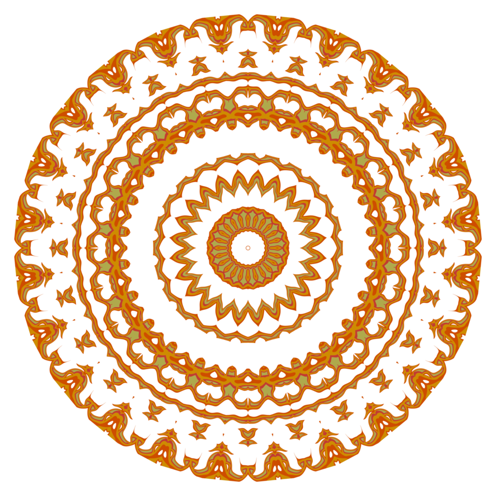 abstraktes Mandala-Muster, gut für Ornamente, Blumenschmuck oder Tapetenhintergrund png