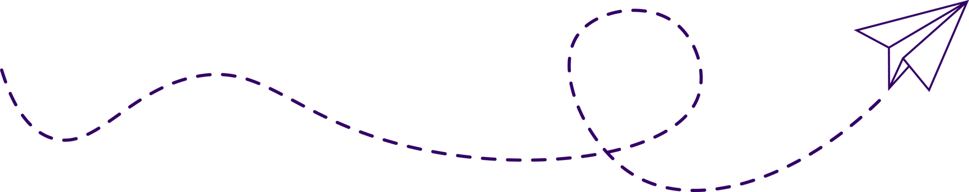 Dashed Line Paper Airplane Route png