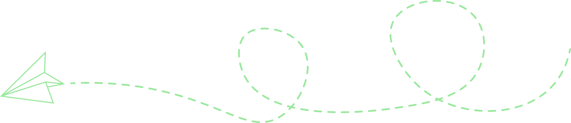 ruta de avión de papel de línea discontinua png