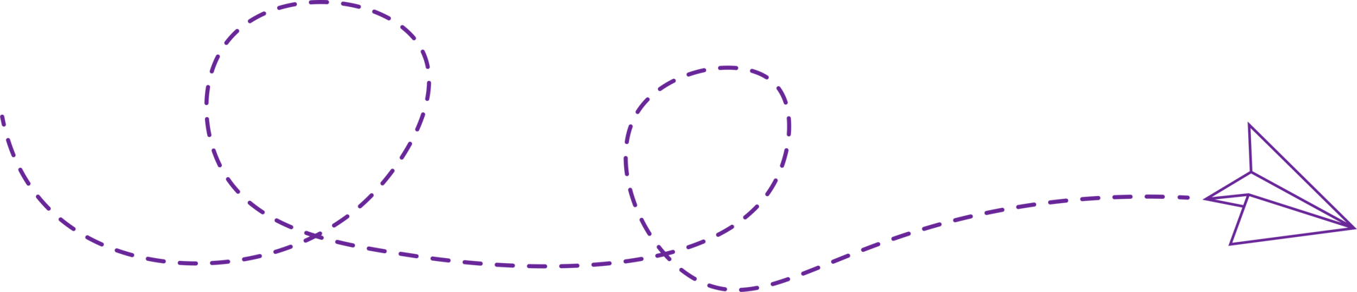 Papierfliegerroute mit gestrichelter Linie png