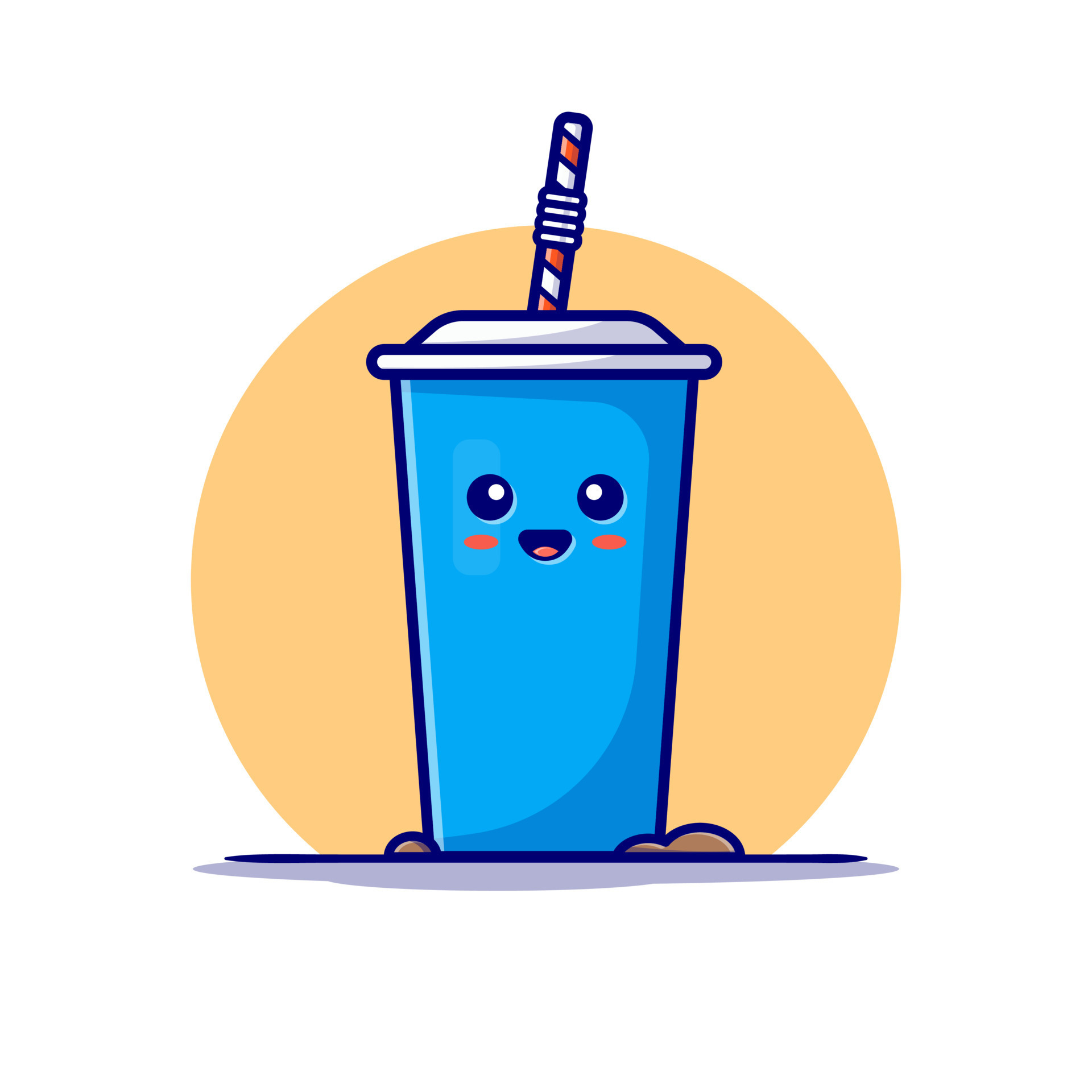 Cute Drink Cup Cartoon Vector Icon Illustration. Drink Object Icon Concept  Isolated Premium Vector. Flat Cartoon Style 11360586 Vector Art at Vecteezy