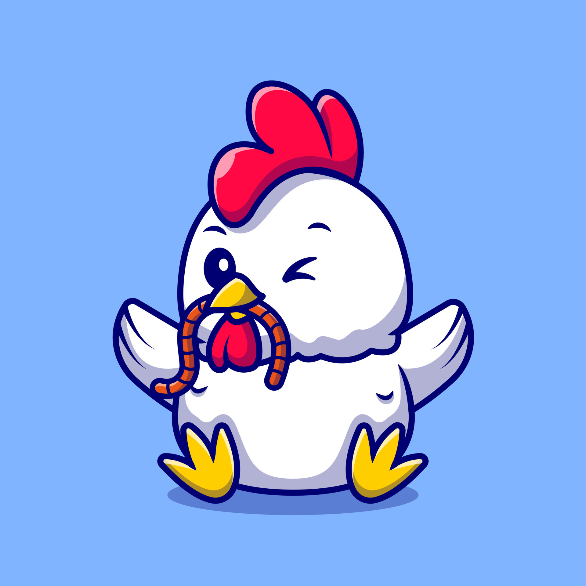 Cute Rooster Chicken Eating Worm Cartoon Vector Icon Illustration. Animal Nature Icon Concept Isolated Premium Vector. Flat Cartoon Style 11360588 Vector Art at Vecteezy Cute Rooster Chicken Eating Worm Cartoon Vector Icon Illustration. Animal Nature Icon Concept Isolated Premium Vector. Flat Cartoon Style 11360588 Vector Art at Vecteezy