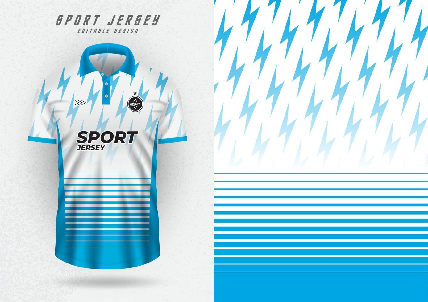 A white background with horizontal blue stripes and a lightning bolt pattern. vector