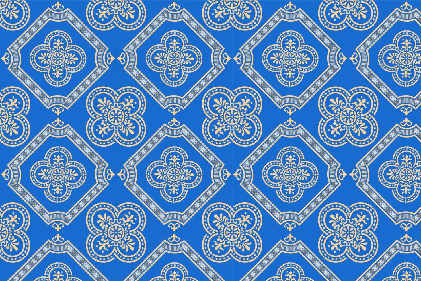 Vintage tiles classic pattern vector