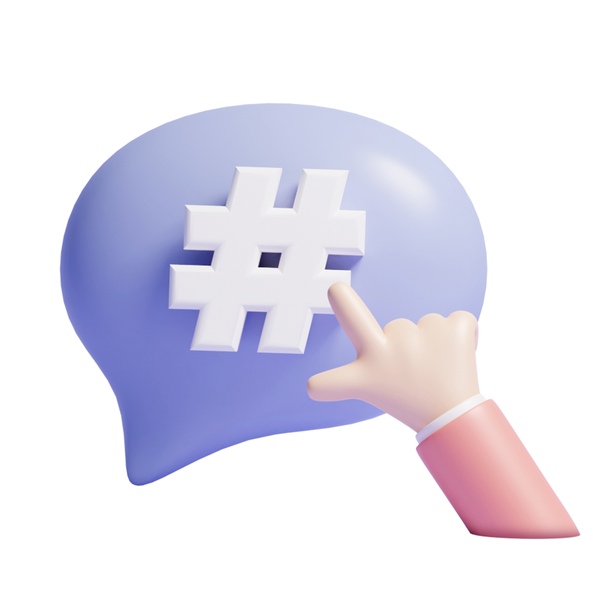 3DHashtagSymbolsymbol oder 3DSocialMediaHashtagSymbol für