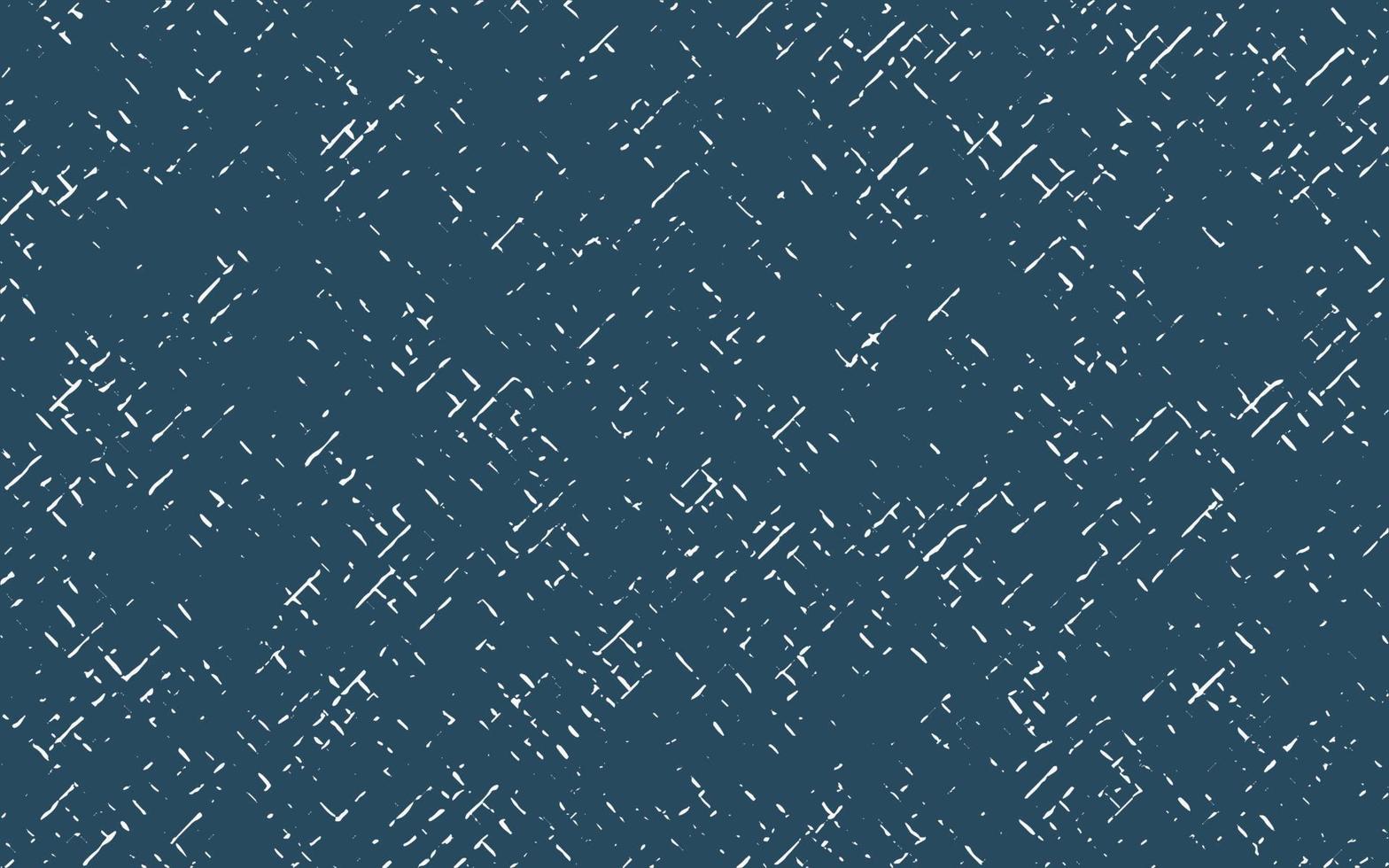 Grunge Vector Texture. Distress Background. Scratched, Cross Line Pattern, Vintage Effect with Mate Blue Color