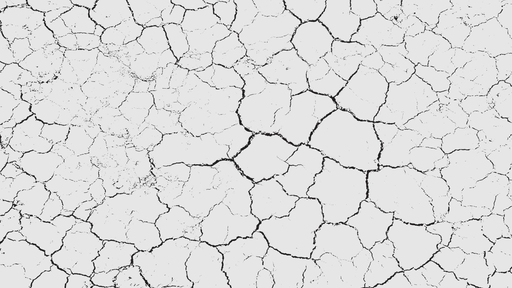 suelo seco grietas rayado grunge fondo urbano textura vector polvo superposición angustia granulado efecto grungy telón de fondo angustiado ilustración vectorial aislado negro sobre fondo blanco