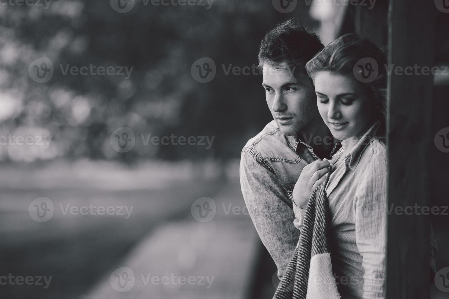 Young couple in love photo