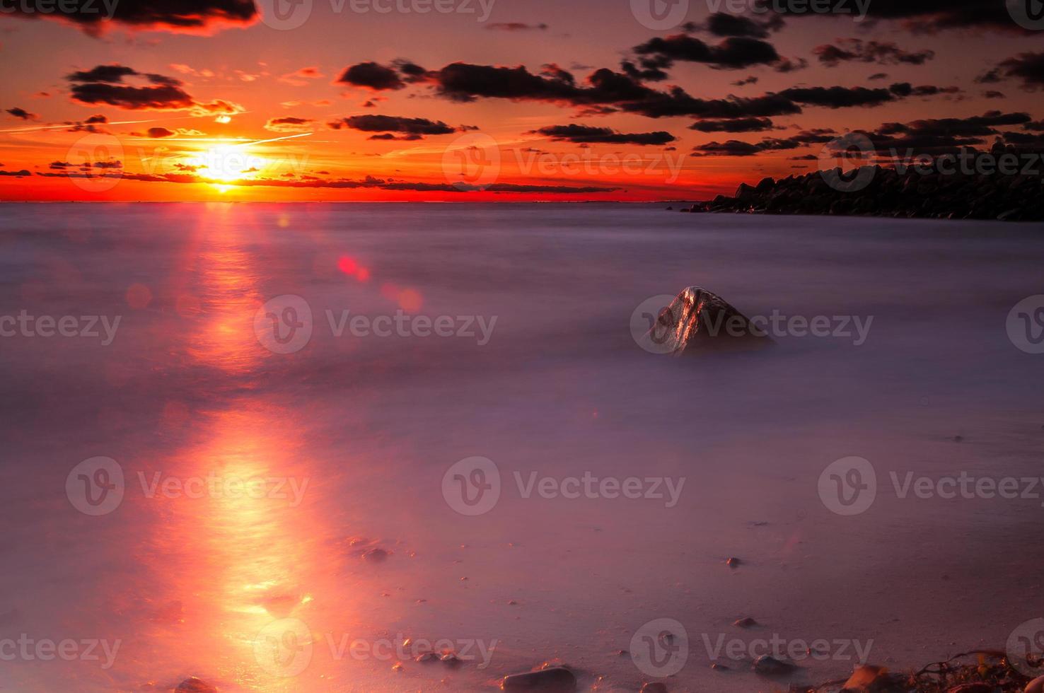 nice landscape over the nice city in sweden photo