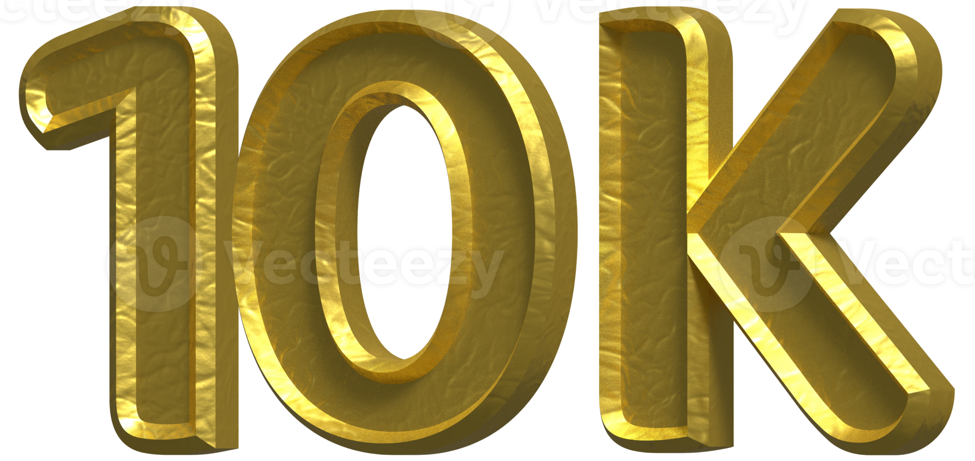 10k 3d numero illustrazione concetto design png