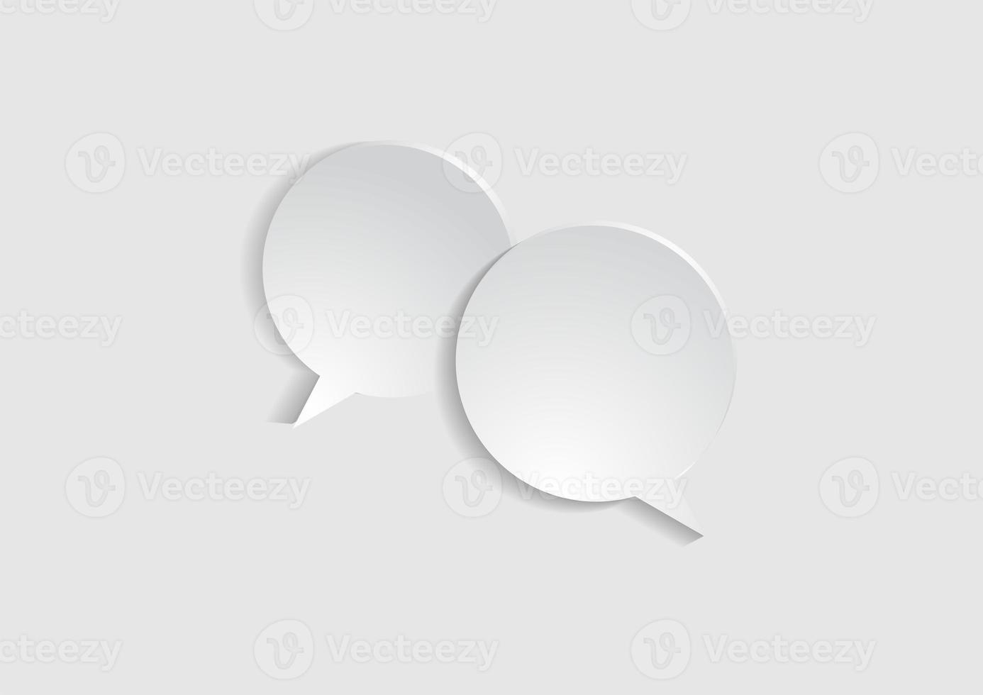 white Speech bubble infographic steps options photo
