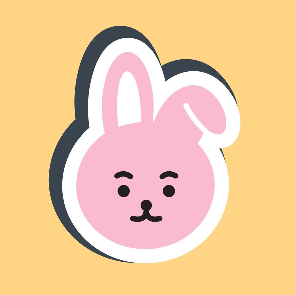 Icon Cooky Character. A cute face cartoon. Suitable for smartphone wallpaper, prints, poster, flyers, greeting card, ect. vector