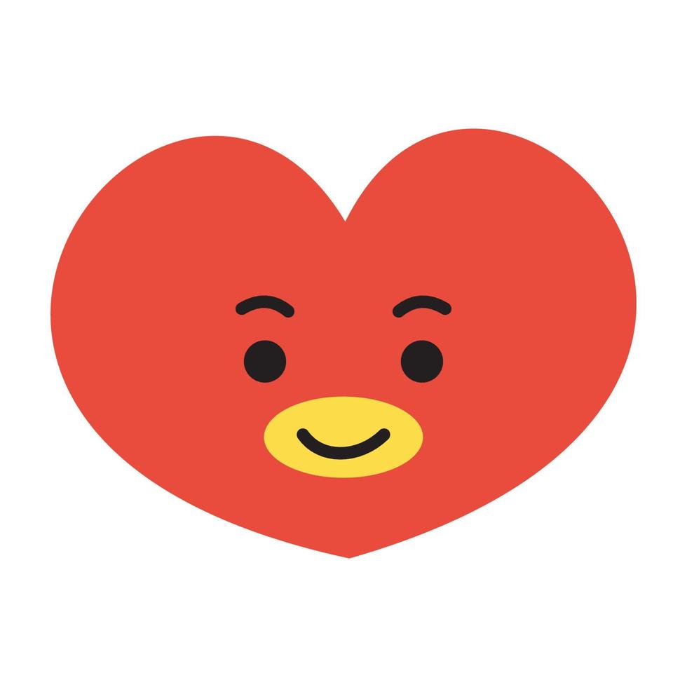 Icon Tata Character. A cute face cartoon. Suitable for smartphone wallpaper, prints, poster, flyers, greeting card, ect. vector