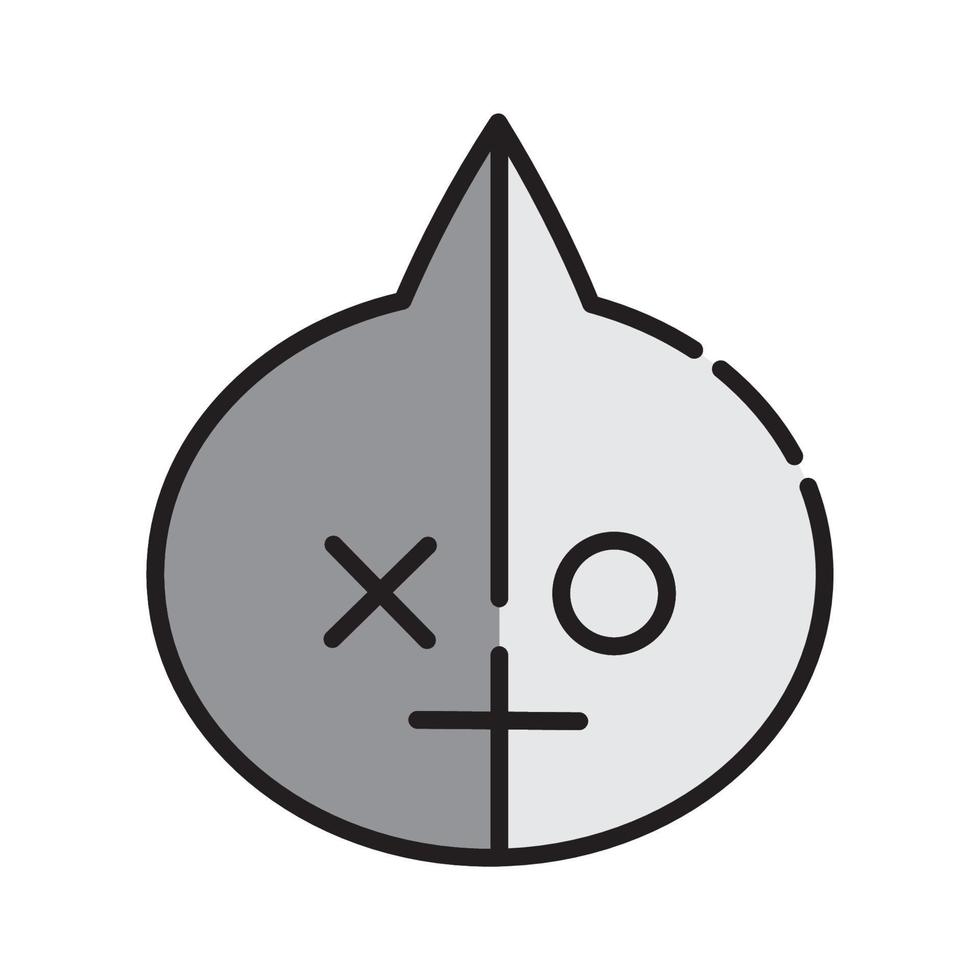 Icon Van Character. A cute face cartoon. Suitable for smartphone wallpaper, prints, poster, flyers, greeting card, ect. vector