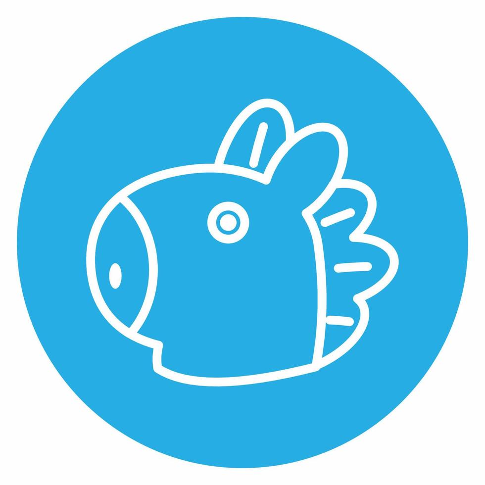 Icon Mang Character. A cute face cartoon. Suitable for smartphone wallpaper, prints, poster, flyers, greeting card, ect. vector