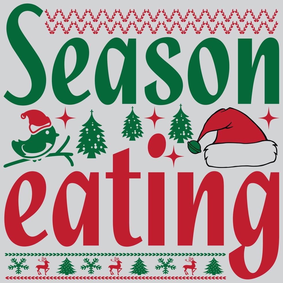 Season eating. Vector file