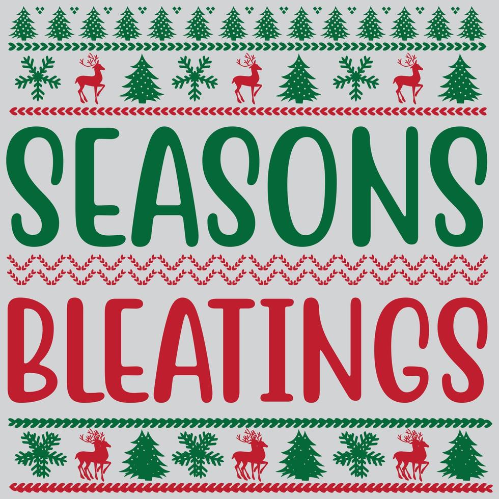 Seasons Bleating's. vector file