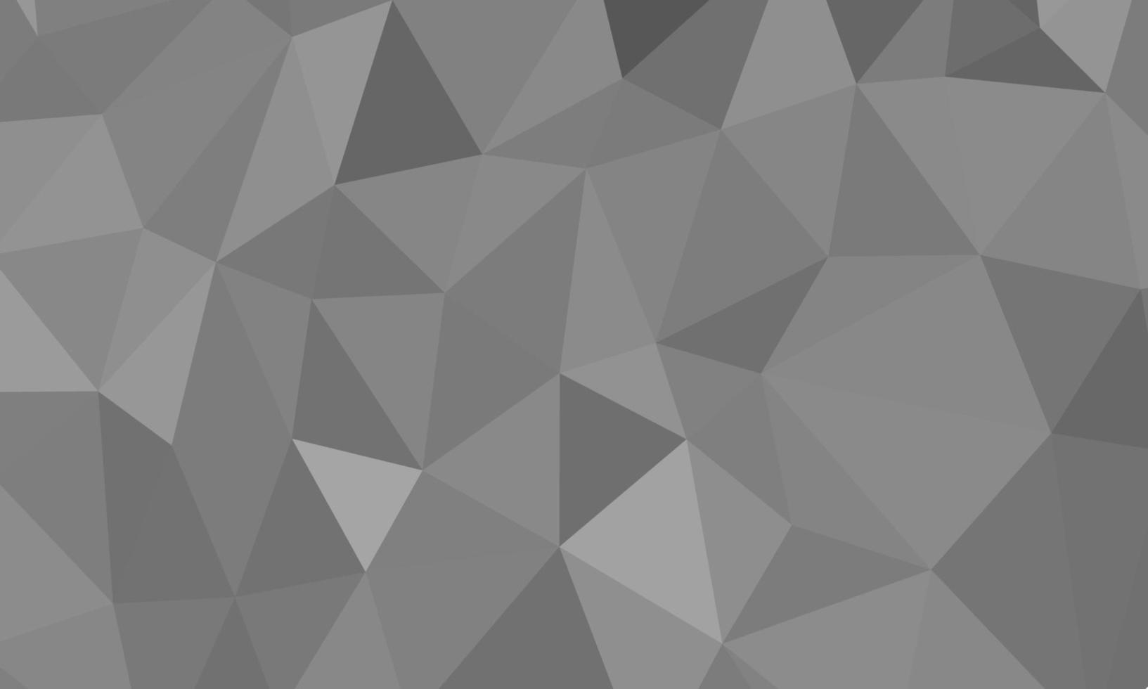 fondo geométrico abstracto que consiste en polígonos triangulares de color gris vector