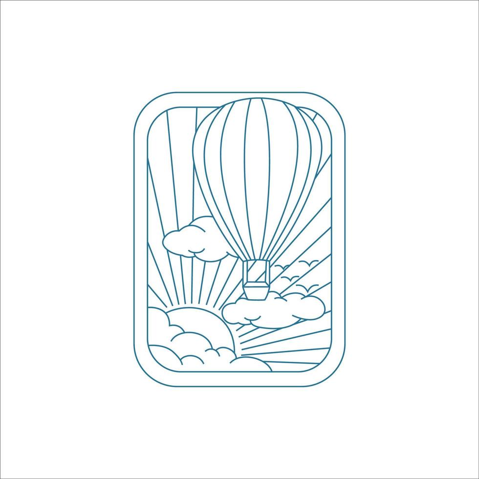 plantilla de logotipo de viaje. signo y símbolo de viaje de vacaciones. vector