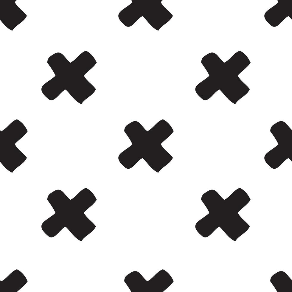 Crosses vector template, cross monochrome background