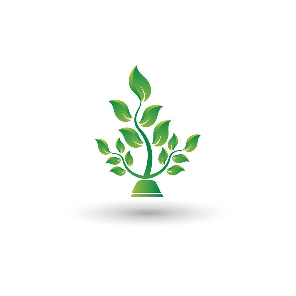 logotipo orgánico granja casa concepto logotipo completo vector