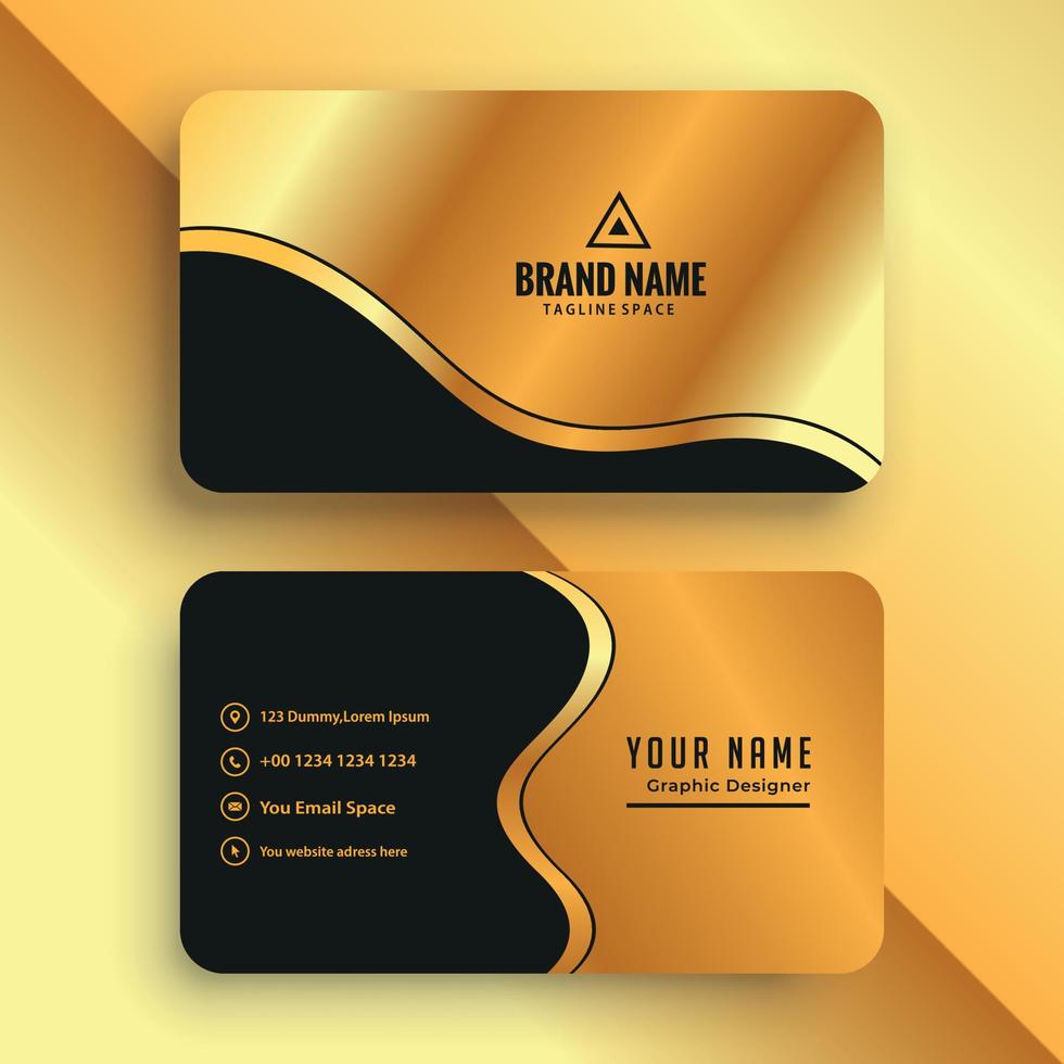 Modern professional business card vector