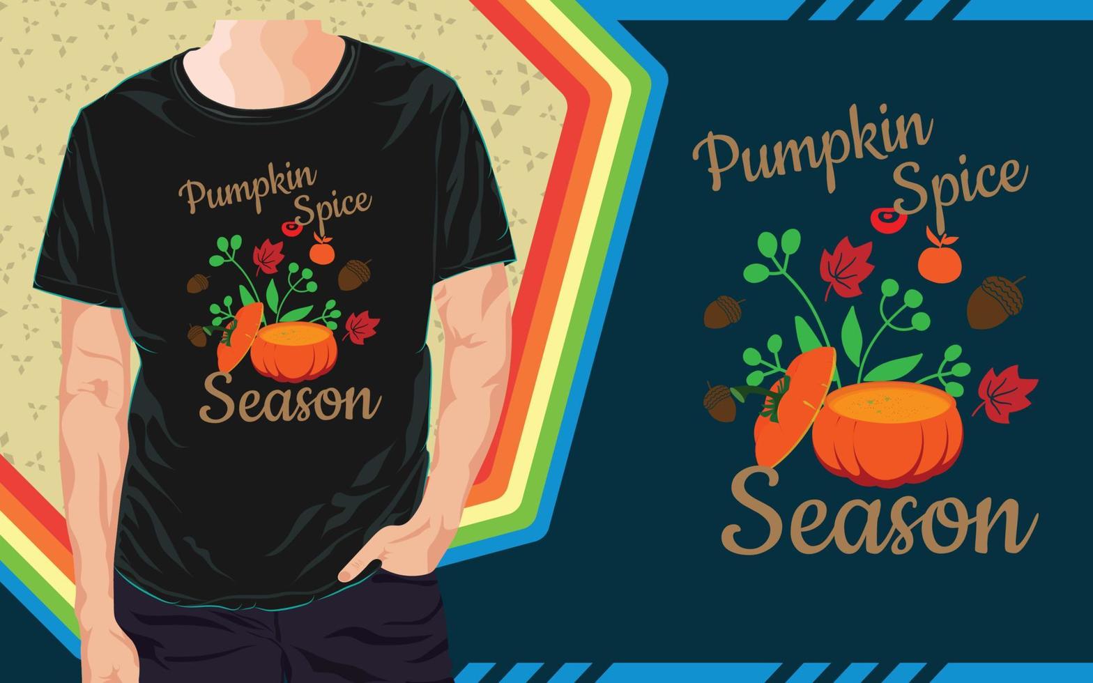 Thanksgiving T shirt Design vector