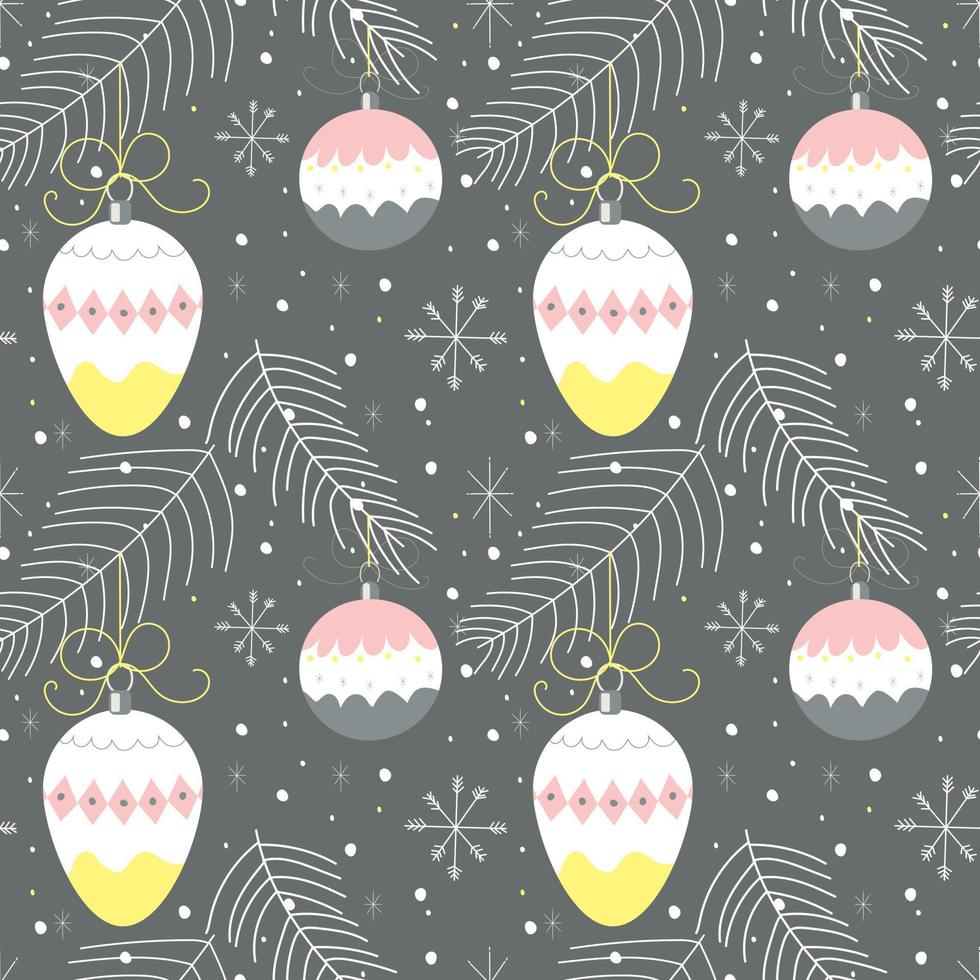 Seamless Christmas pattern. vector