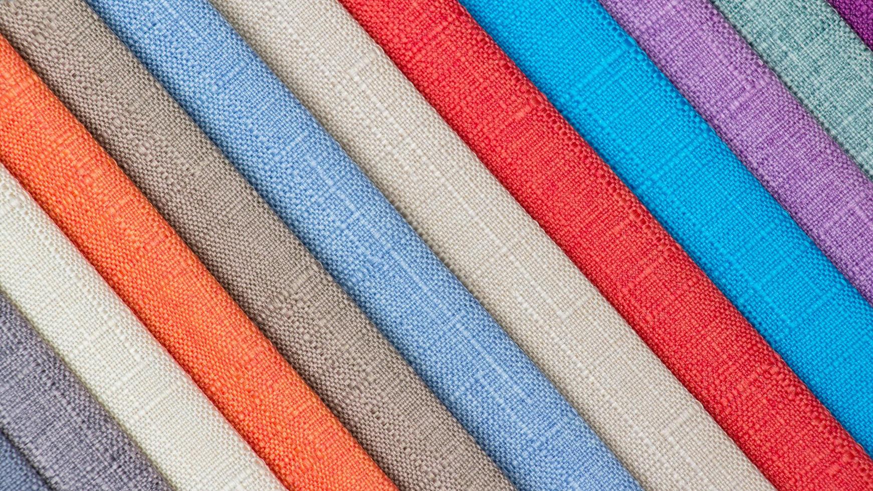 Colorful background, A stack of colorful fabric. Sewing seamless texture background colorful collection fabric photo