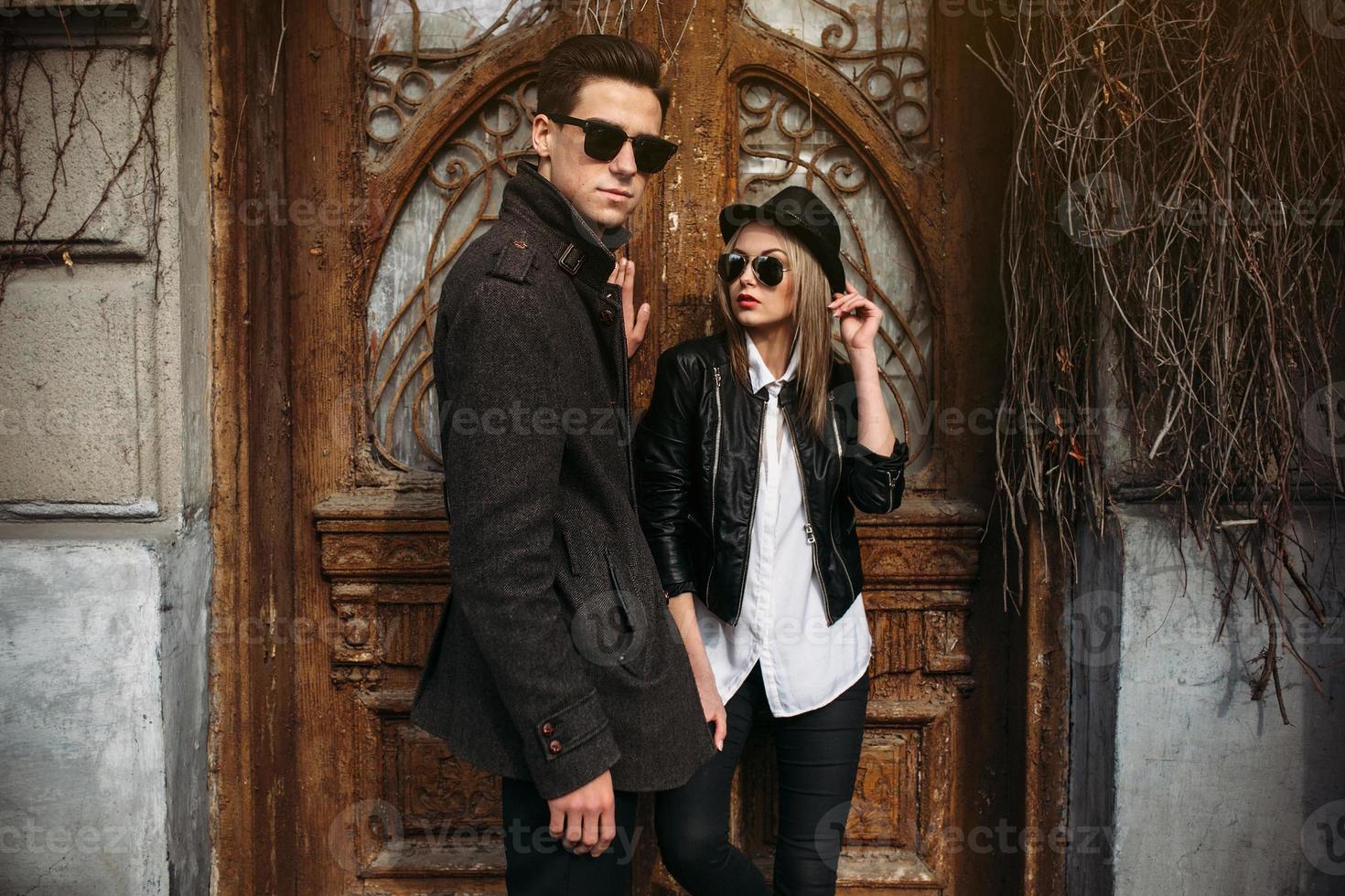 Young beautiful couple photo
