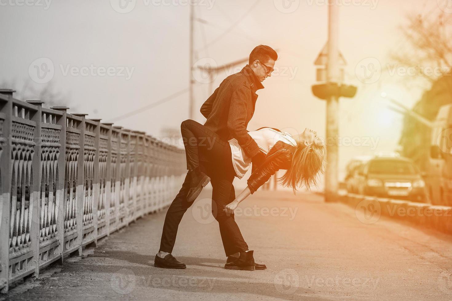 Young beautiful couple photo