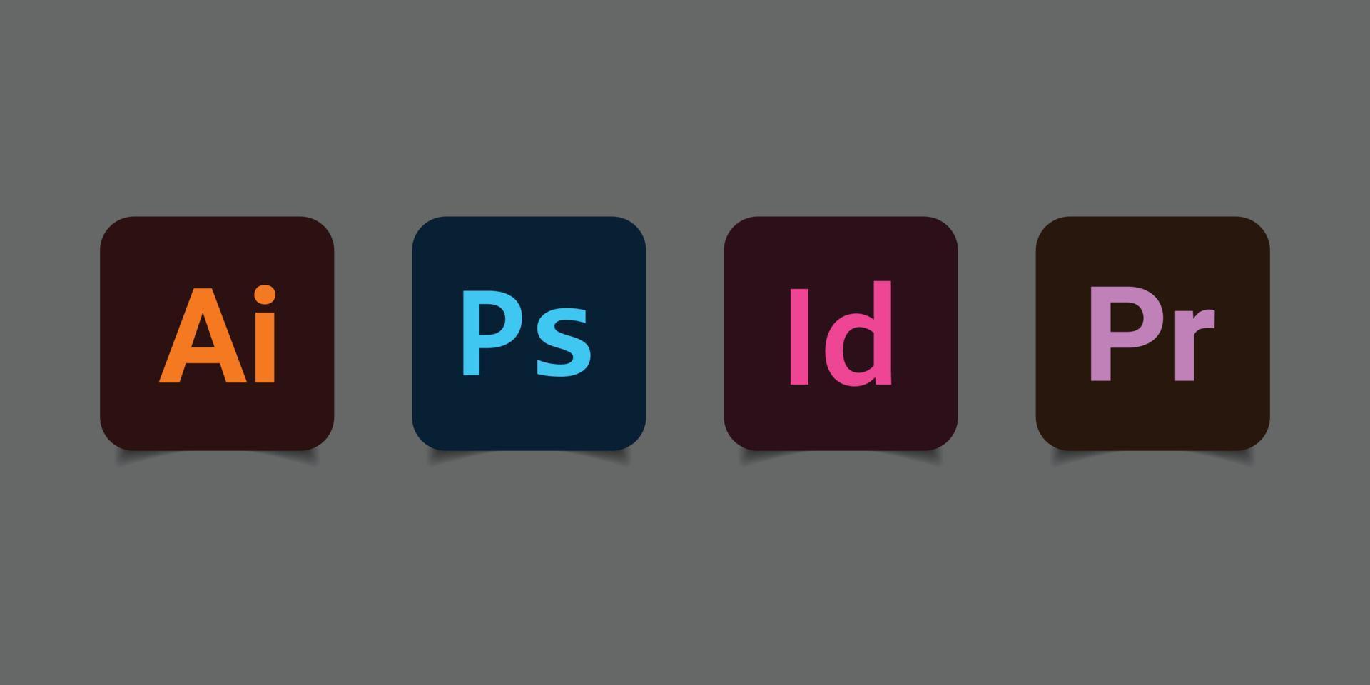 Adobe Icons Vector Art