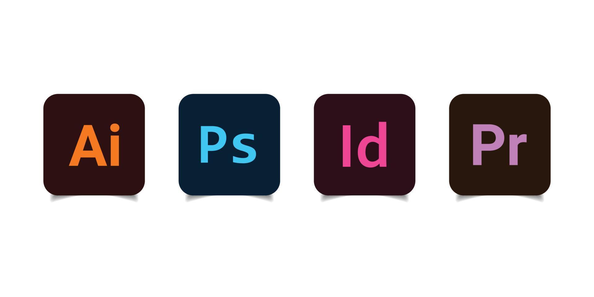 Adobe Icons Vector Art