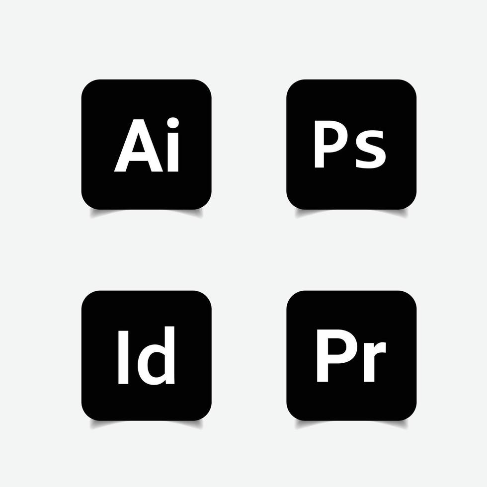 Adobe Icons Vector Art