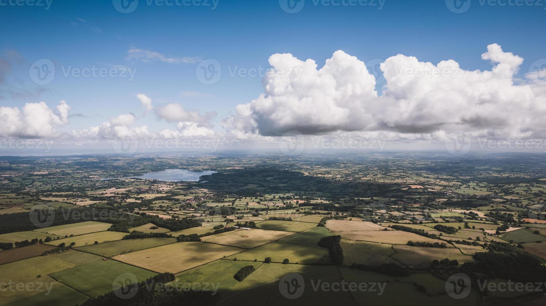 paisaje de campo del reino unido foto