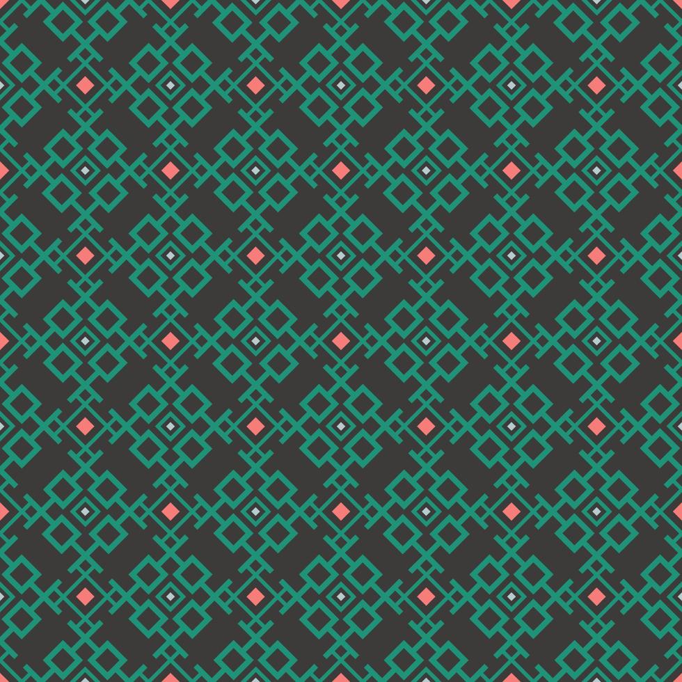 Islamic persian geometric square grid shape seamless pattern background. Use for fabric, textile, interior decoration elements, upholstery, wrapping. vector