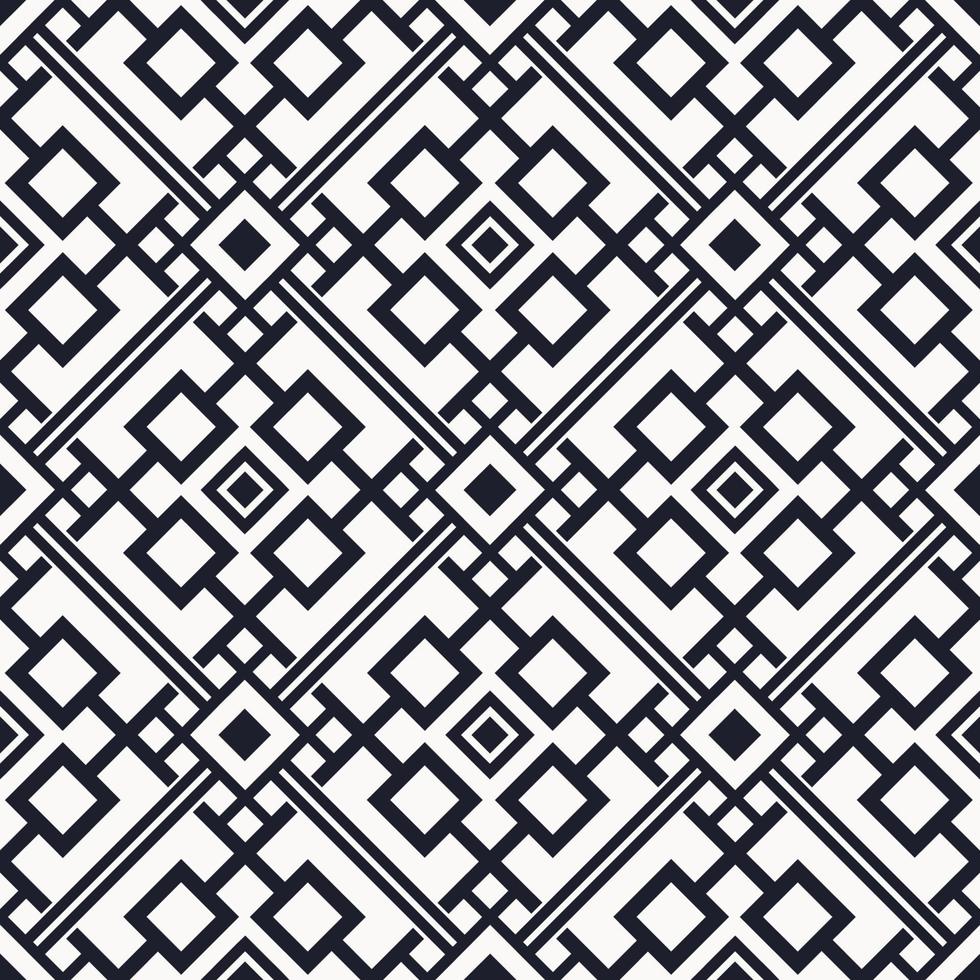 Abstract geometric ethnic line square shape seamless pattern background. Use for fabric, textile, interior decoration elements, upholstery, wrapping. vector