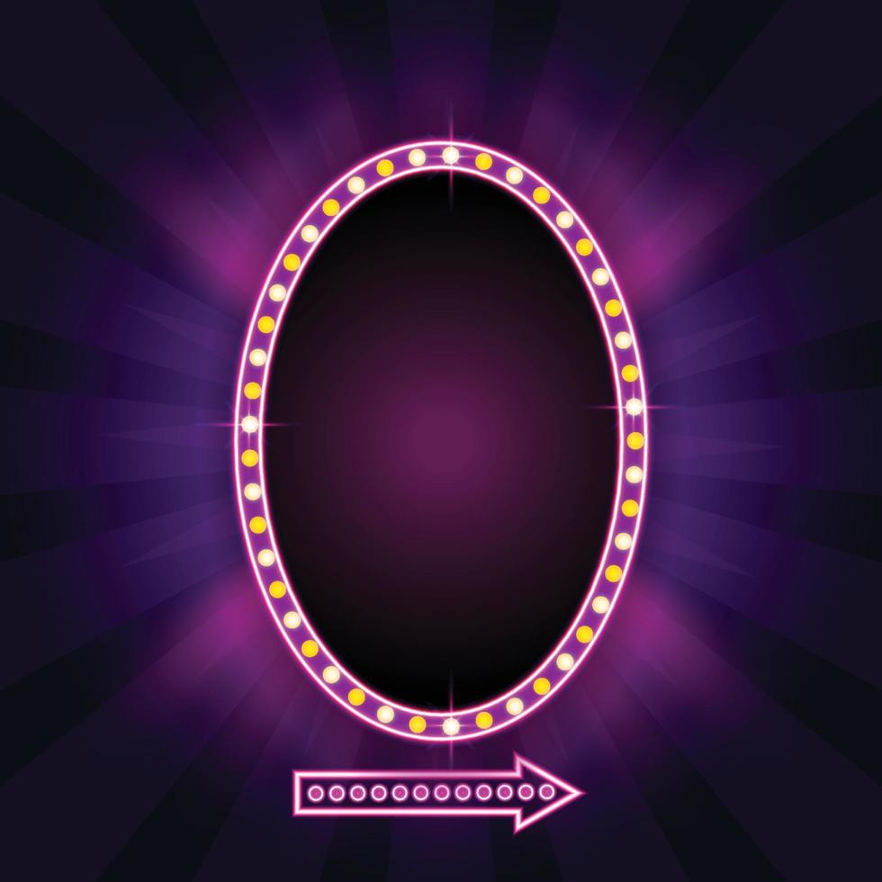 Cinema Retro with Sparking Color vector