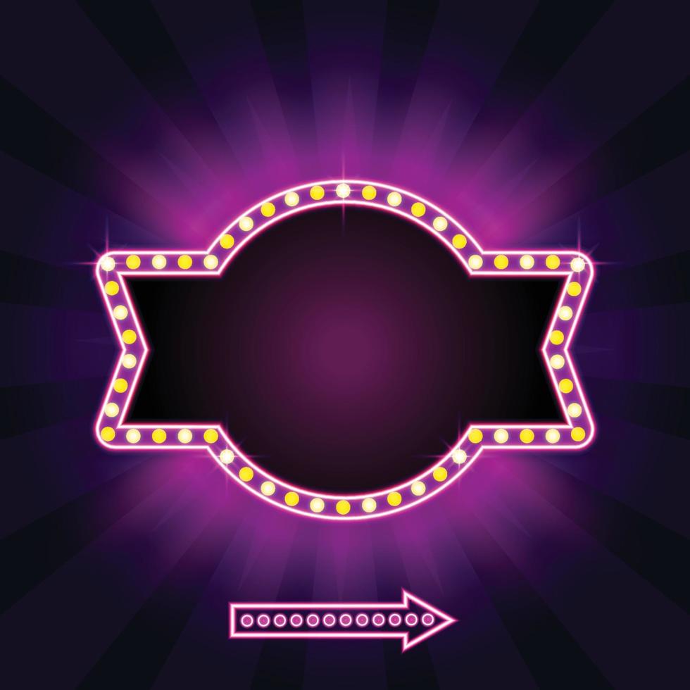 Cinema Retro with Sparking Color vector