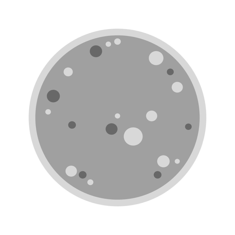 Mercury icon, Cute icon about planets. vector