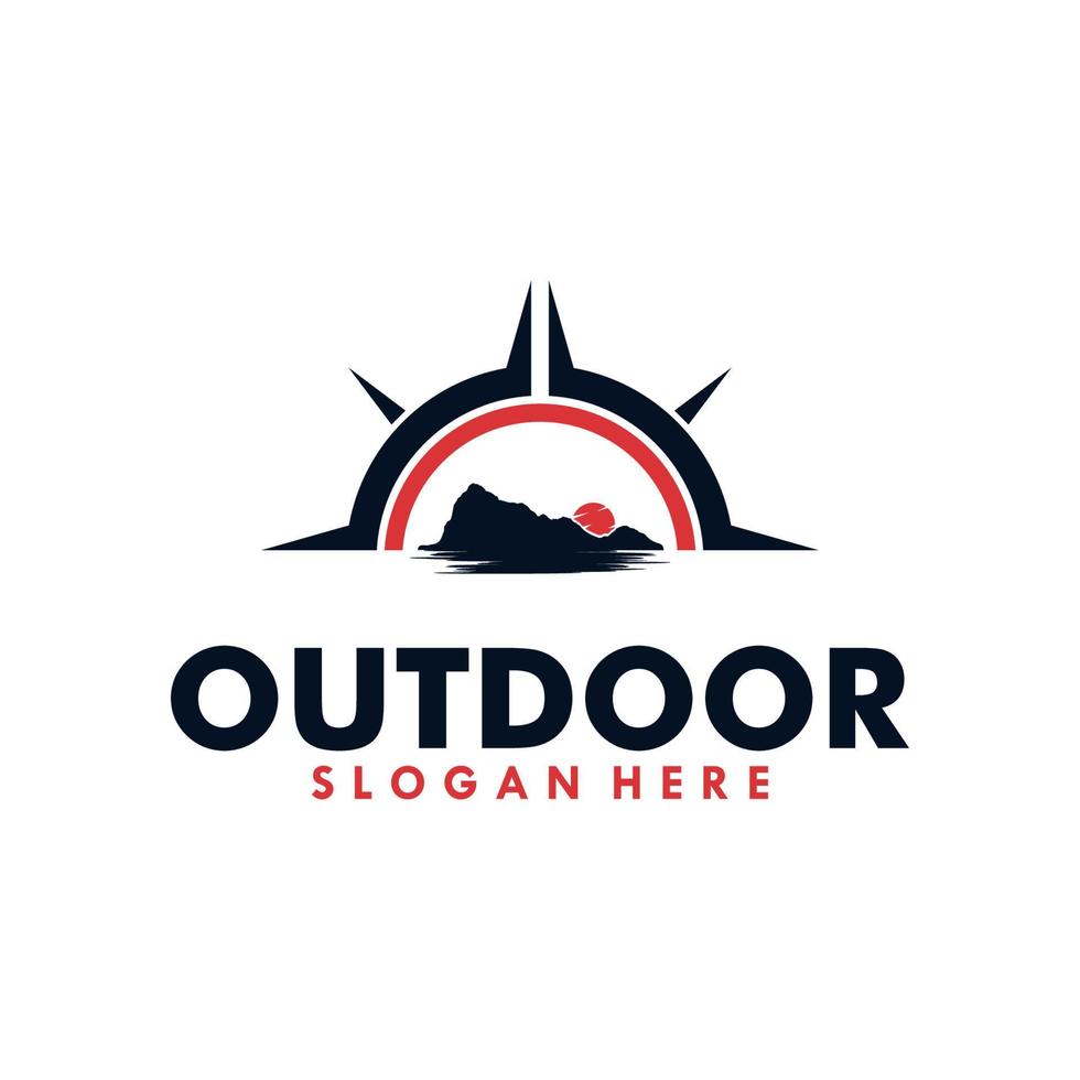 vector mountain and outdoor adventures logo