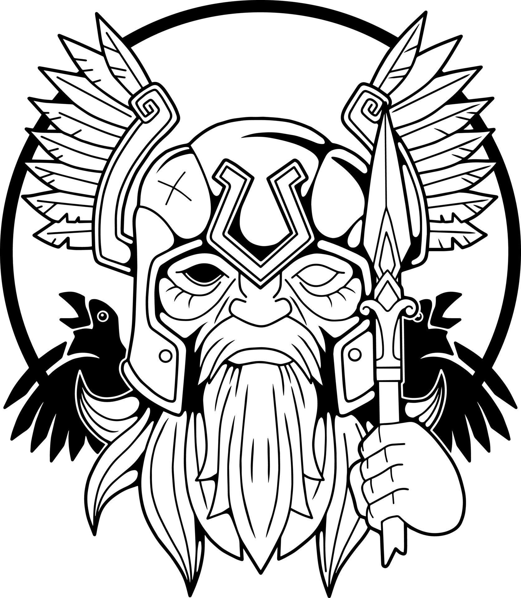 Norse God Odin 11374507 Vector Art At Vecteezy norse-god-odin-11374507-vector-art-at-vecteezy
