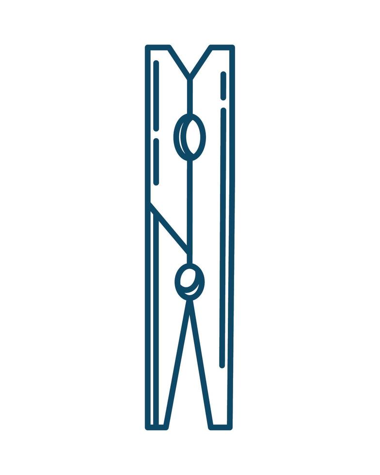 clothespin accessory tool vector