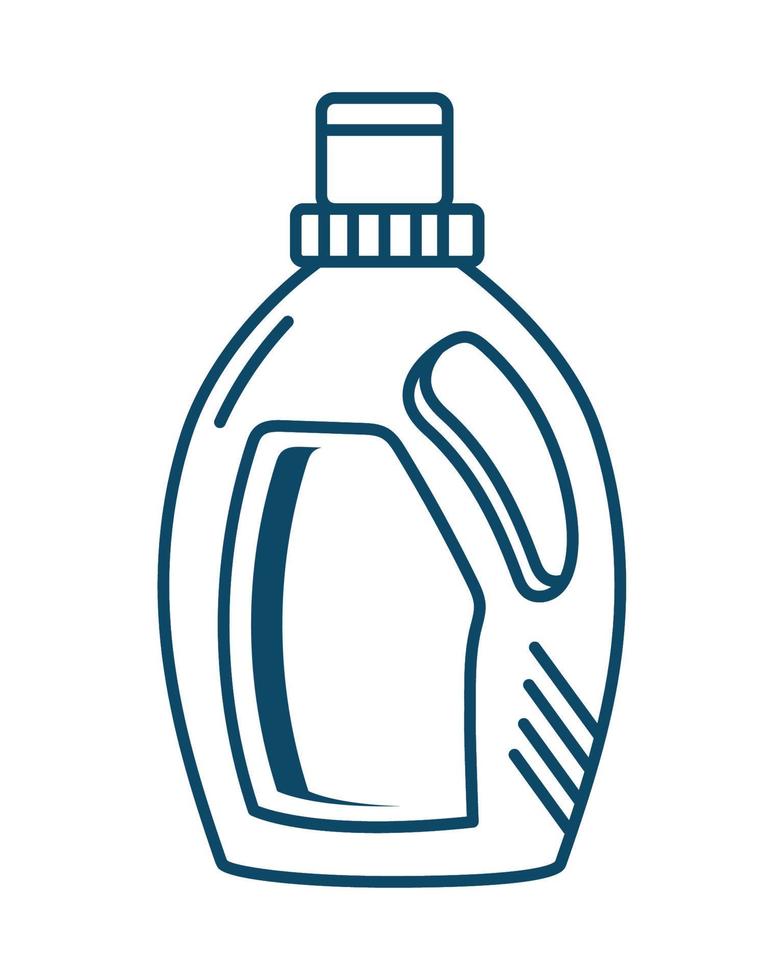 detergent in gel bottle vector