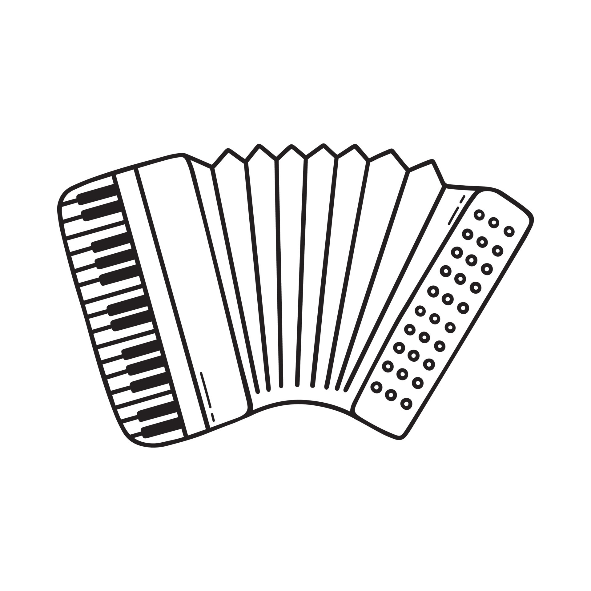 Accordion Drawing Art
