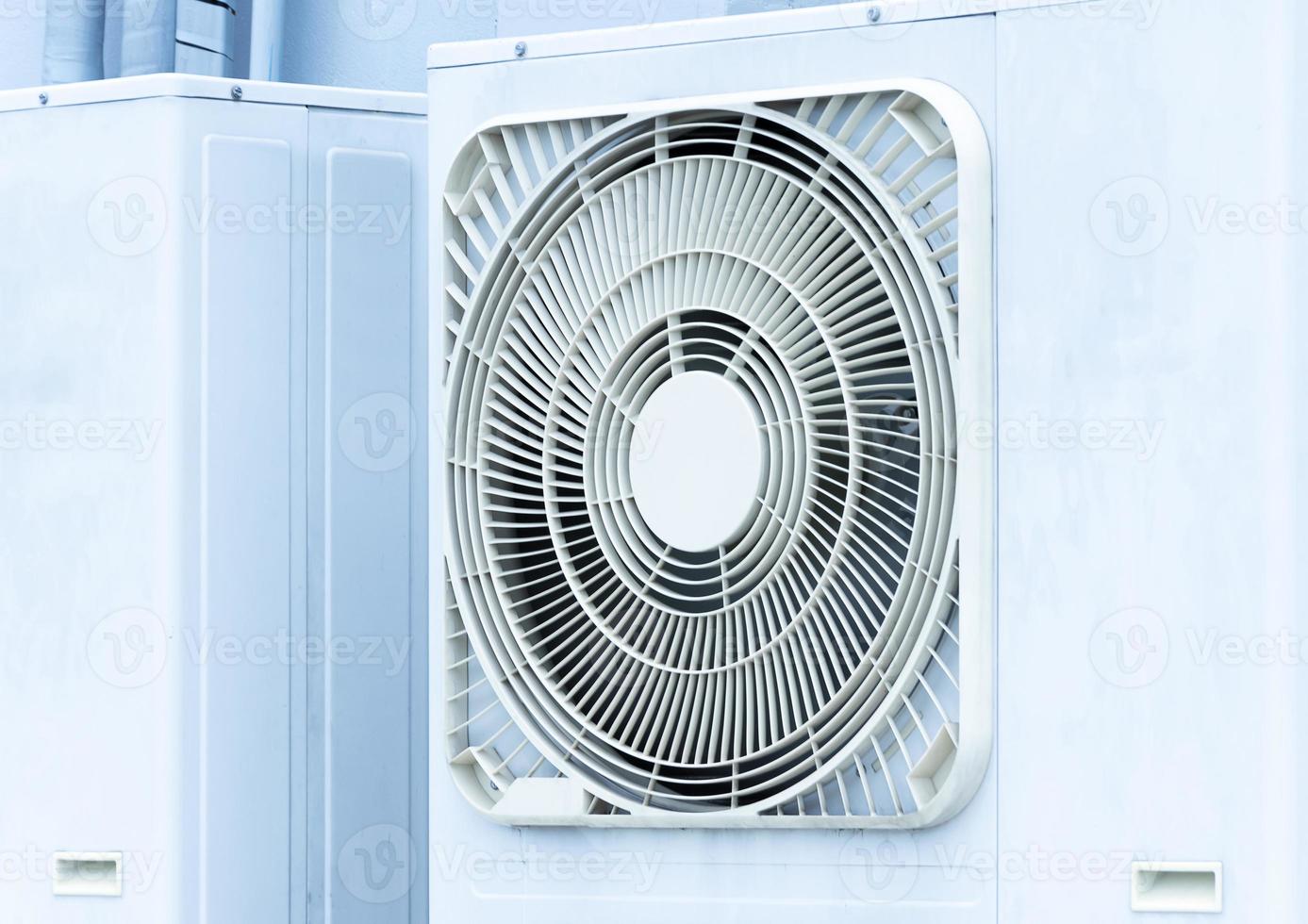 Close up compressors air conditioners photo